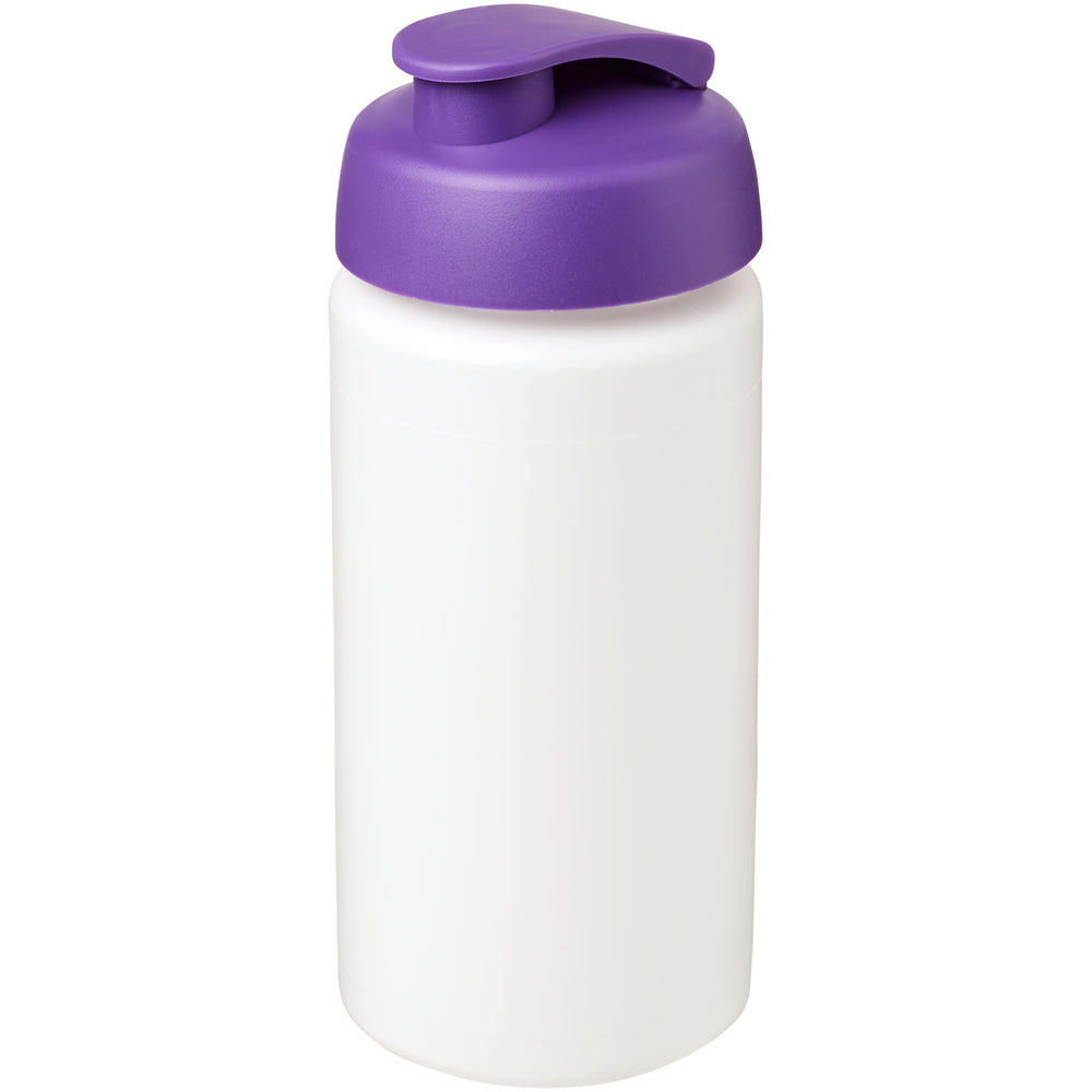 Branded Baseline® Plus grip 500 ml flip lid sport bottle