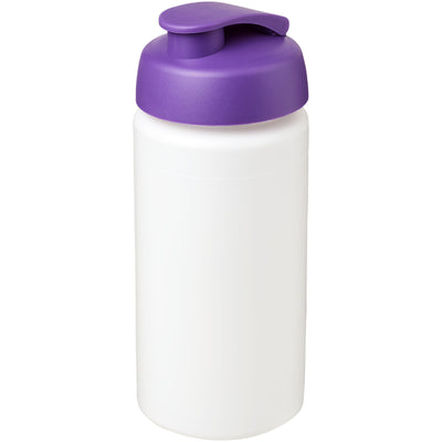 Branded Baseline® Plus grip 500 ml flip lid sport bottle