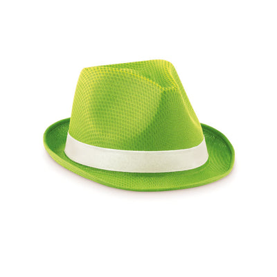 Coloured polyester hat