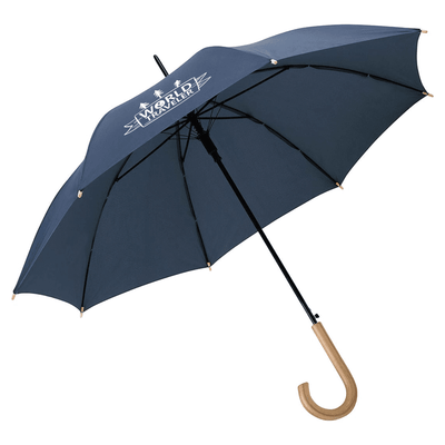 Fare ÖkoBrella Automatic Opening Umbrella with Wooden Crook Handle - 1000mm