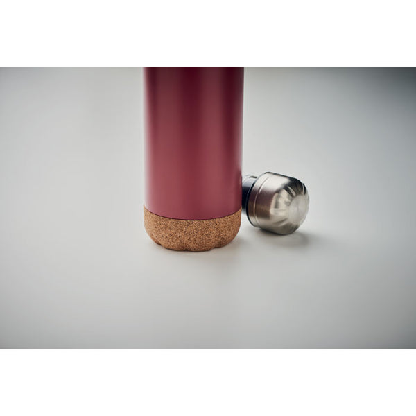 Double wall bottle 500 ml with Cork Base