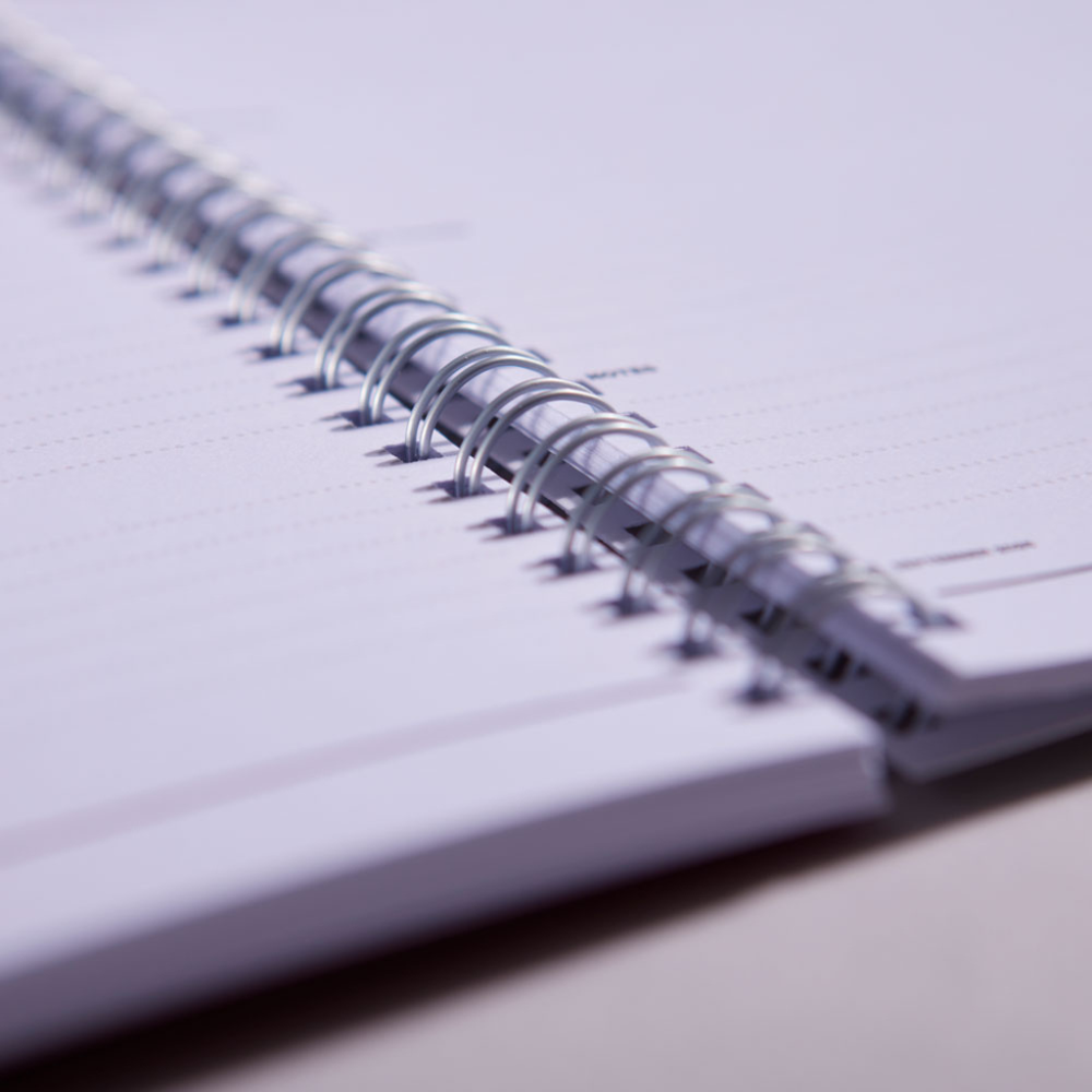 Branded A5 Wire Bound Diary