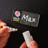Chalkboard Name Badge - Right Window - Combo Clip
