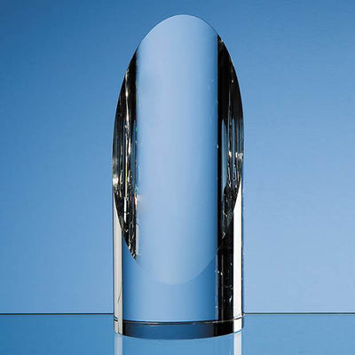 Branded 16.5cm Optical Crystal Cylinder Award