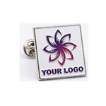 Soft Enamel Pin Badge in Silver - 35mm