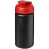 Branded Baseline® Plus grip 500 ml flip lid sport bottle