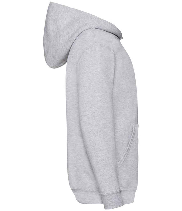 Fruit of the Loom Kids Classic Hooded Sweatshirt Heather Grey