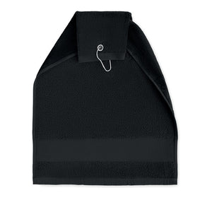 Branded Cotton golf towel with hanger
