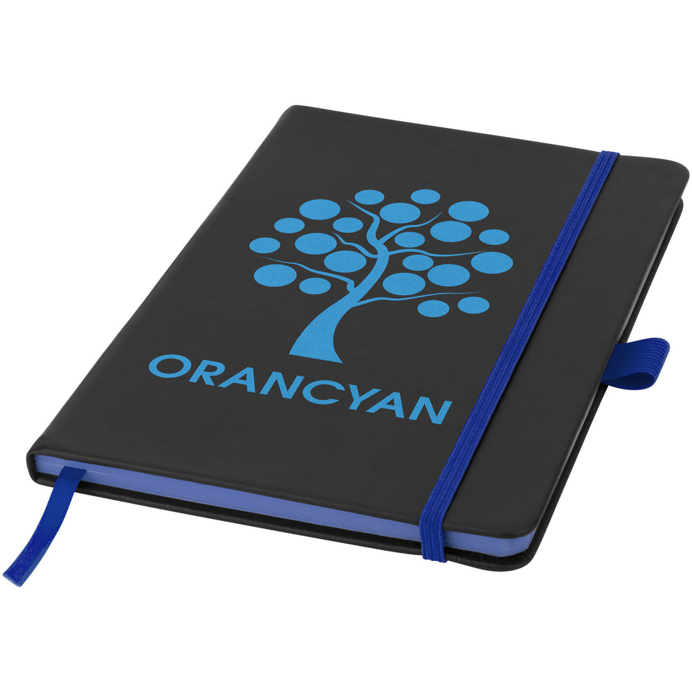 Branded Colour-edge A5 hard cover notebook