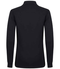Henbury Unisex Long Sleeve Coolplus® Piqué Polo Shirt