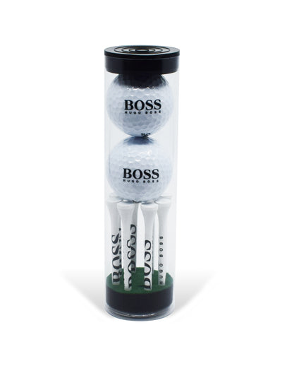 Golf Tube with Golf Balls & Bamboo Tees - 168mm x 47mm