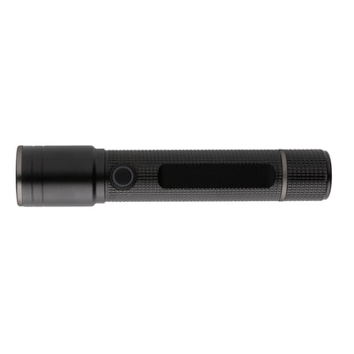 Branded Gear X RCS recycled aluminum USB-rechargeable torch