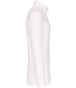 Kariban Zip Neck Sweatshirt White