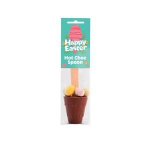 Easter - Info Card - Hot Choc Spoon with Speckled Eggs