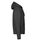Fruit of the Loom Premium Zip Hooded Sweatshirt Black