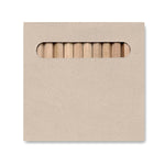 Branded 12 coloured pencils set