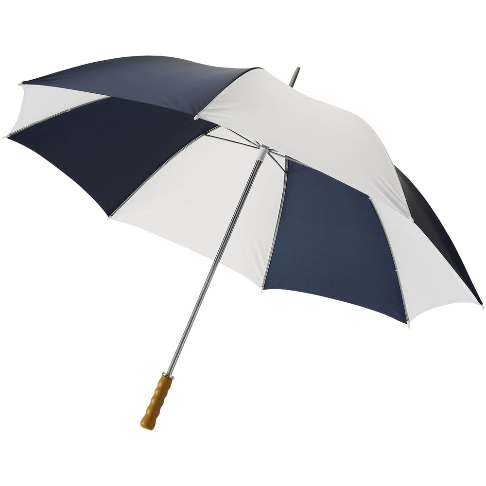 Branded Karl 30" golf umbrella with wooden handle