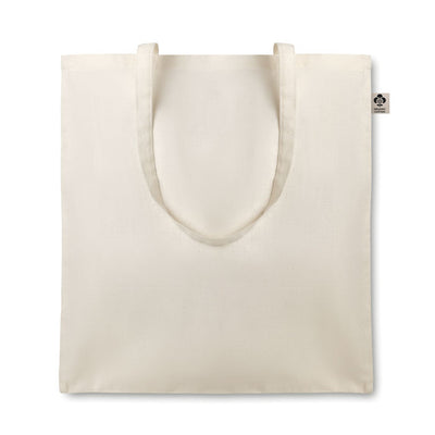 105gr/m² organic cotton bag with long Handles