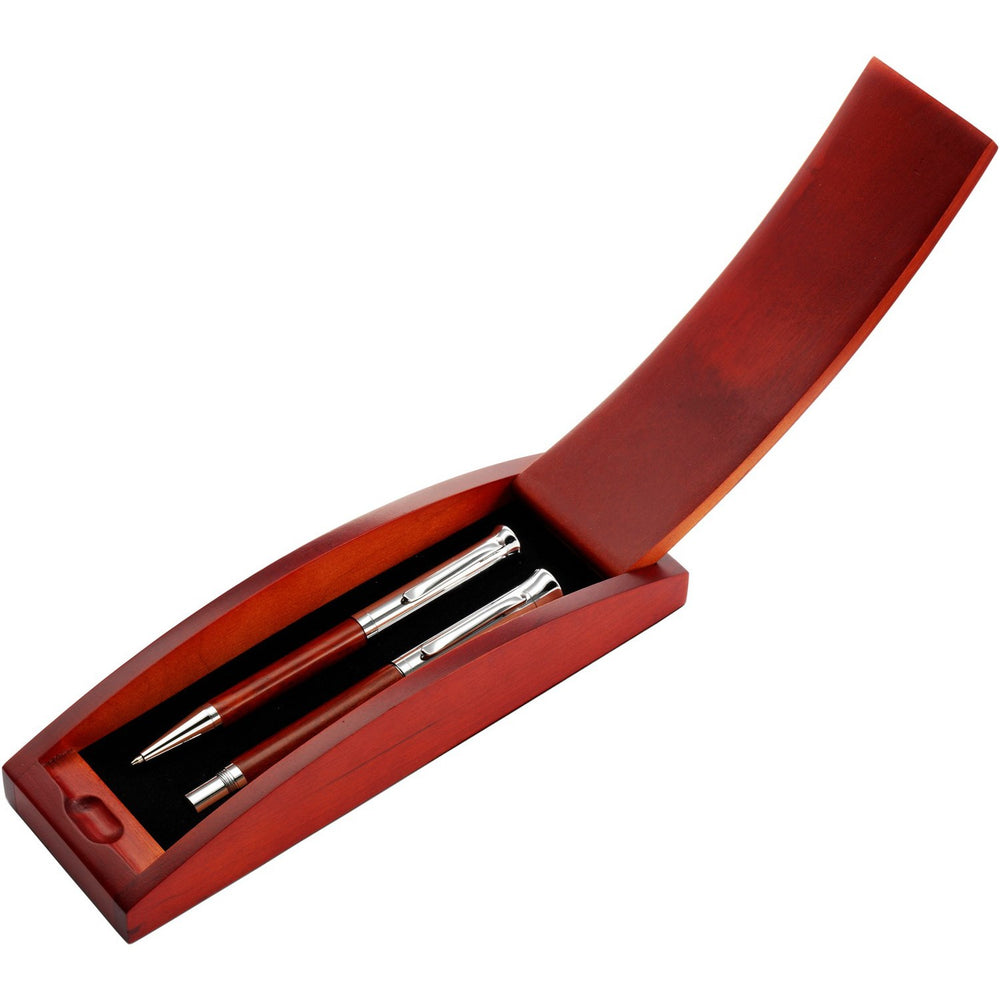 Branded Badnagoach Wooden ballpen and rollerball