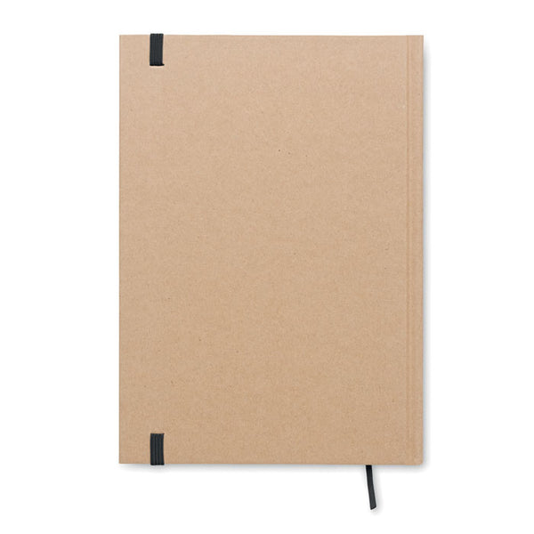 Branded A5 recycled page notebook with Recycled Cover