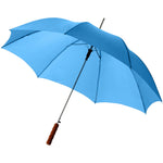 Branded Lisa 23" auto open umbrella with wooden handle