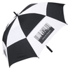 Automatic Vented Golf Umbrella Black & White