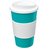 Branded Americano® 350 ml insulated tumbler with grip