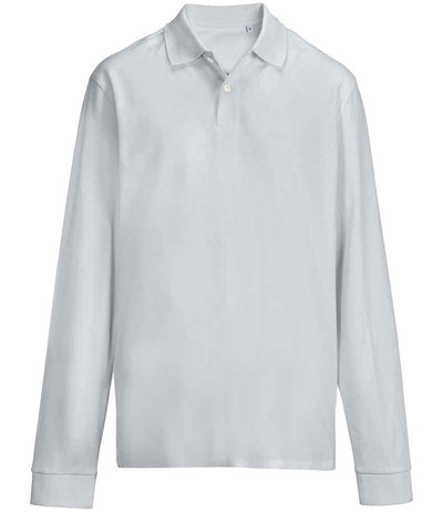 SOL'S Unisex Pacific Long Sleeve Piqué Polo Shirt Pure Grey