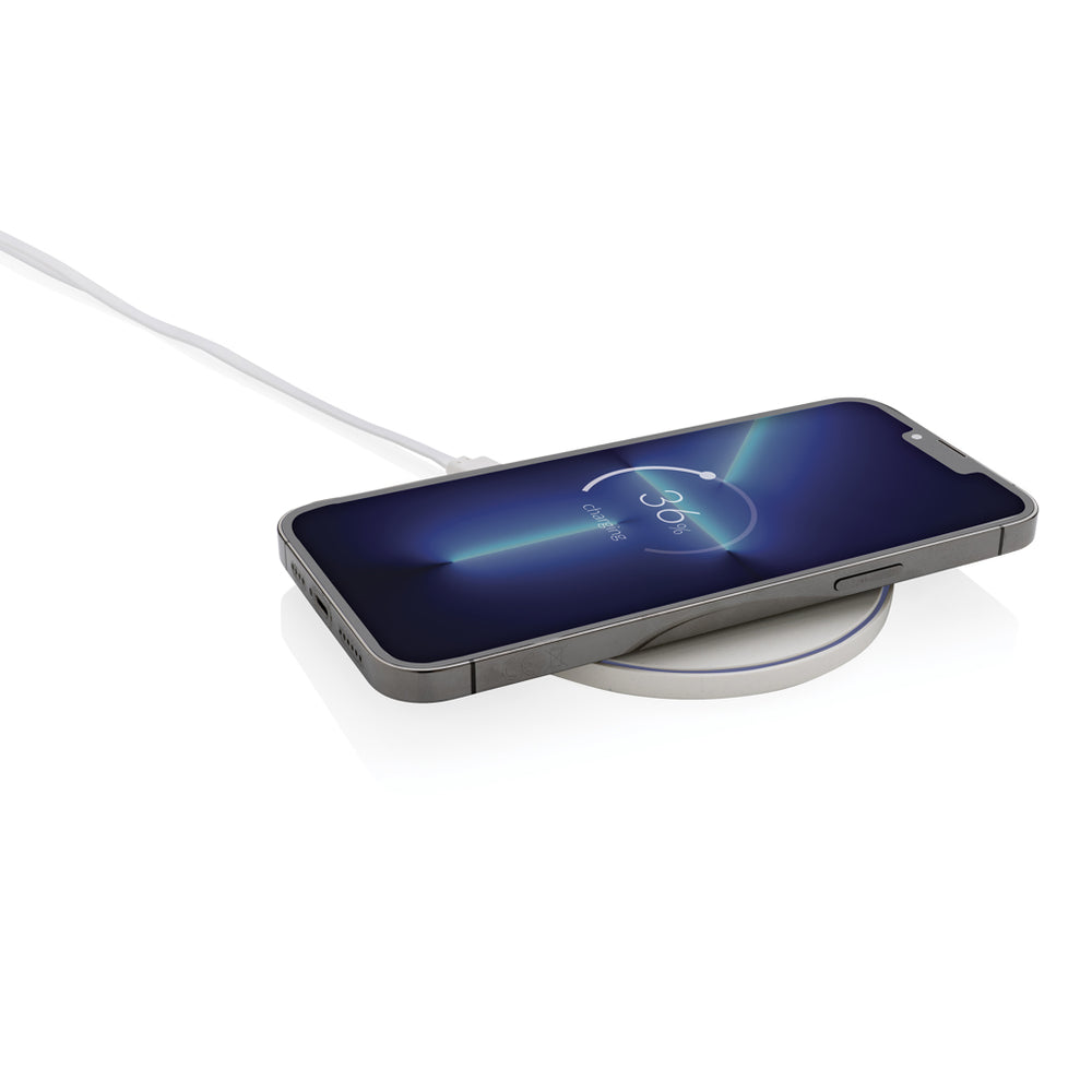Branded RCS standard recycled plastic 10W wireless charger