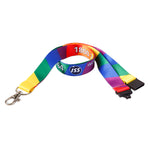 6 Day EU Express Dye Sublimated Lanyard 20mm White