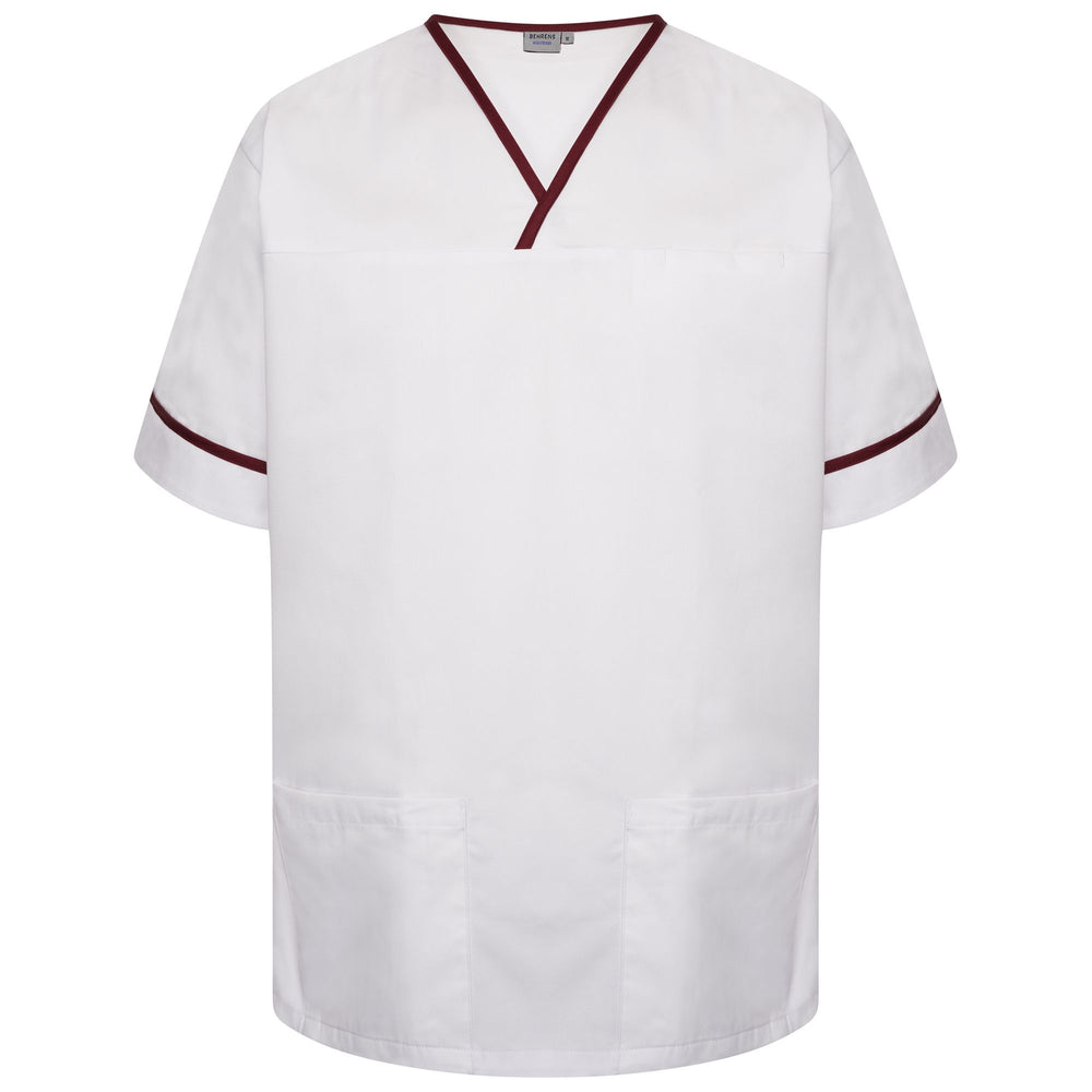 Behrens Contrast Trim Smart Scrub Top