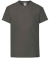 Fruit of the Loom Kids Original T-Shirt Light Graphite