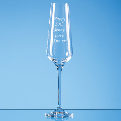 Branded 180ml Infinity Champagne Flute