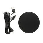 Branded RCS standard recycled plastic 10W wireless charger