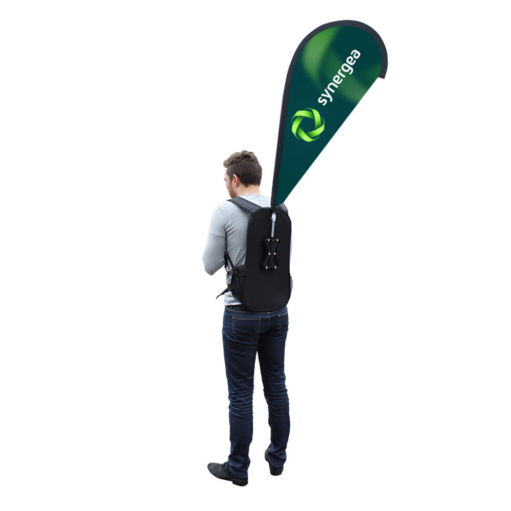 Branded Teardrop Backpack Flag & Kits