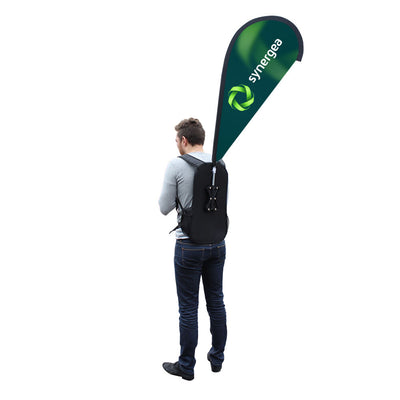 Branded Teardrop Backpack Flag & Kits