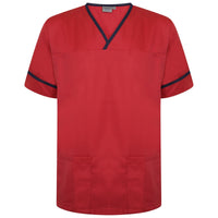 Behrens Contrast Trim Smart Scrub Top