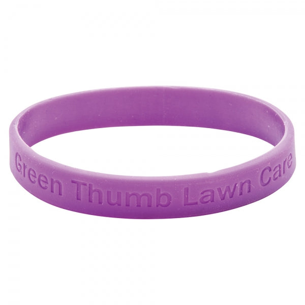 Branded Silicone Wristband (Adult: Recessed Design)