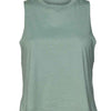 Branded Bella Ladies Racer Back Cropped Tank Top