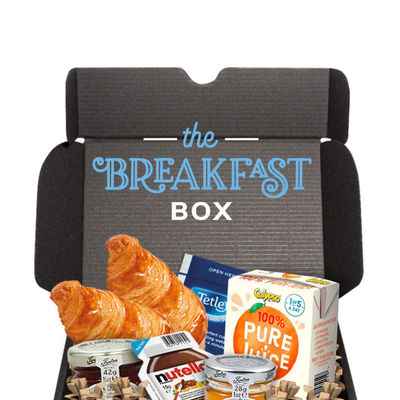 Branded Gift Boxes - Midi Black Gift Box - Breakfast Editon