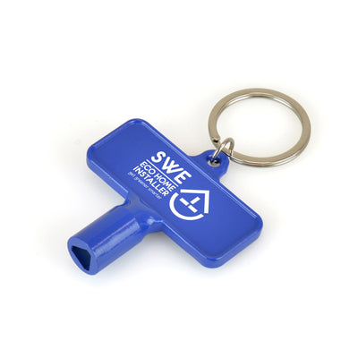 Branded Metal Meter Keyring