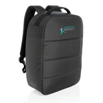 Branded Impact AWARE™ RPET anti-theft 15.6" laptop backpack