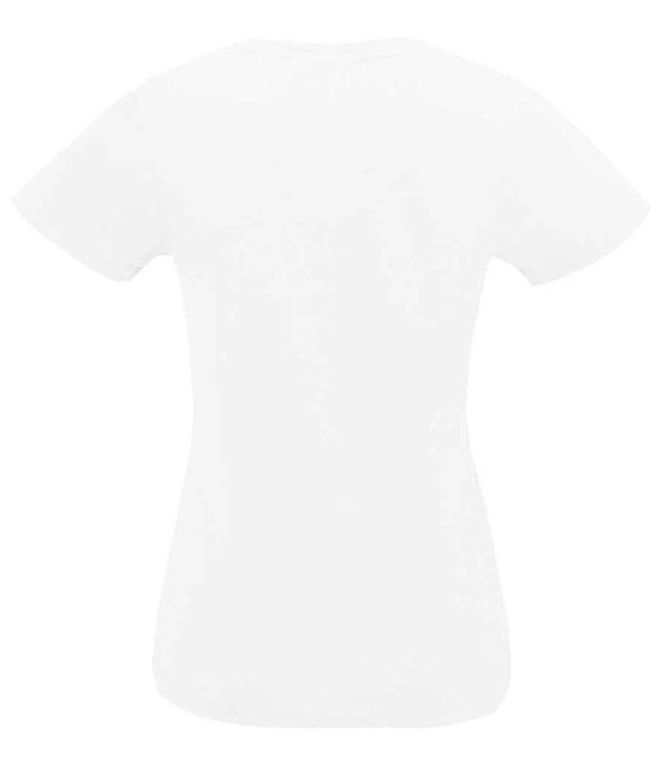 SOL'S Ladies Imperial V Neck T-Shirt White