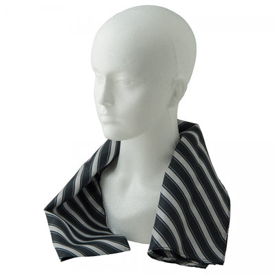 Branded Screen Printed Long Polyester Scarf