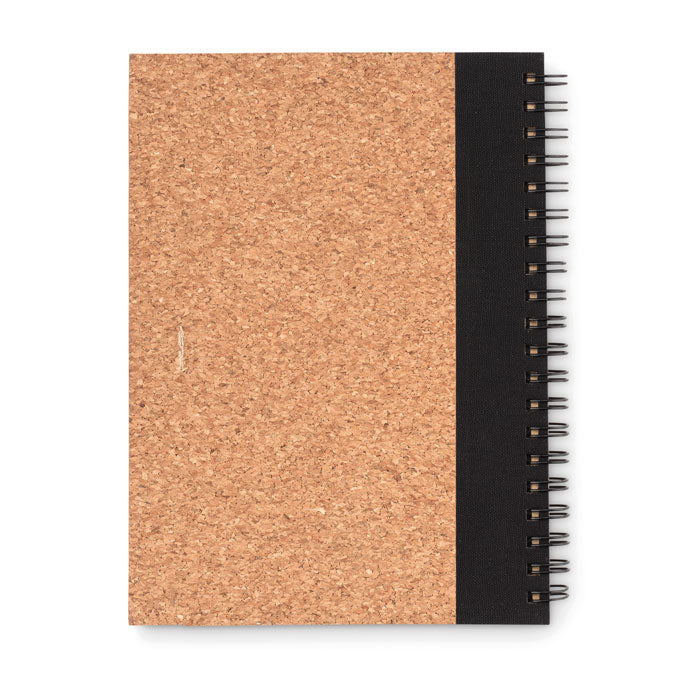 Branded Cork notebook with pen