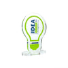 Medium Bespoke Freestanding Acrylic Awards With Acrylic Base