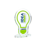 Medium Bespoke Freestanding Acrylic Awards With Acrylic Base