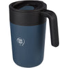 Branded Nordia 400 ml double-wall recycled mug