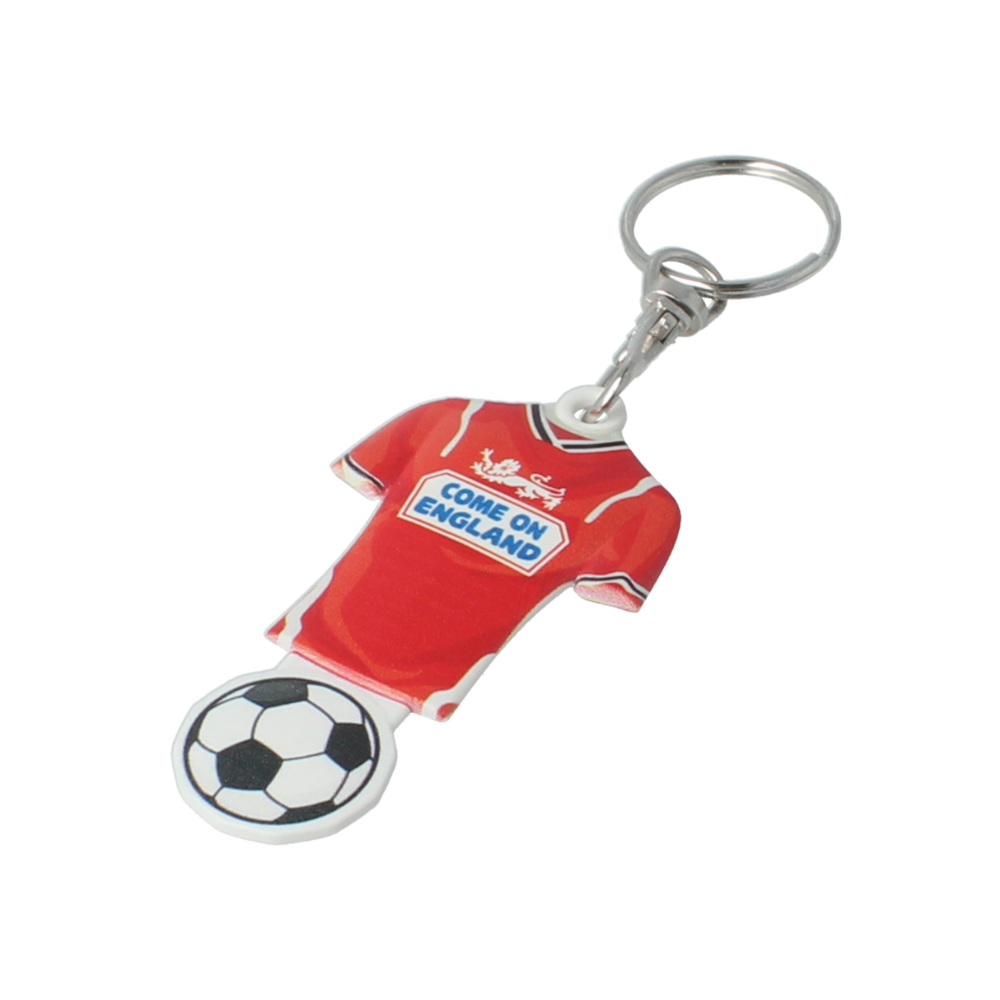 Football Shirt Shaped Trolley Coin Keyring
