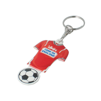 Football Shirt Shaped Trolley Coin Keyring